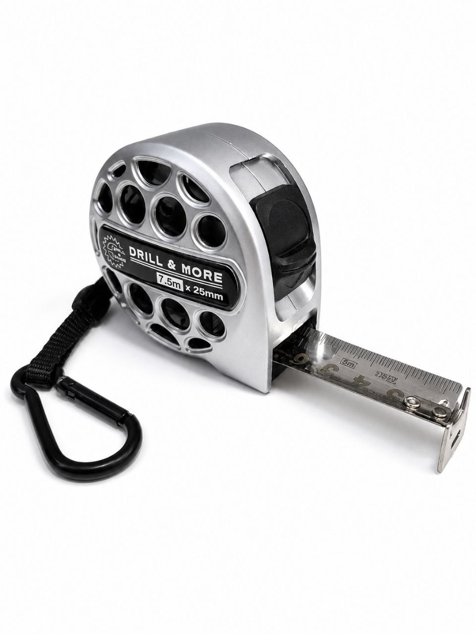 Рулетка Drill & More LaserEdge(СРІБНА) Нержавіюча сталь Лазерне гравіювання - Image 3