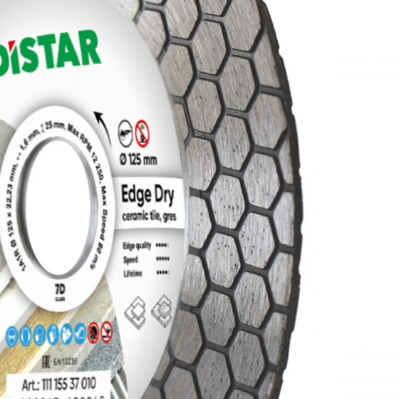 DISTAR Круг алмазний відрізний EDGE DRY 125мм - Image 4
