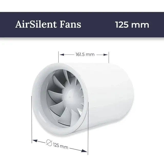 EDPLIT DAuct exhaust fan Vents Quietline 100 Вентилятор витяжний канал - Image 3