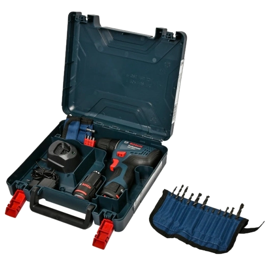 Шуруповерт BOSCH GSR 120-LI + набір біт - Image 2