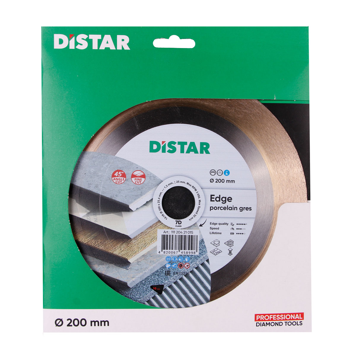 DISTAR Круг алмазний вiдрiзний Edge 200*1.4*25.4H - Image 3
