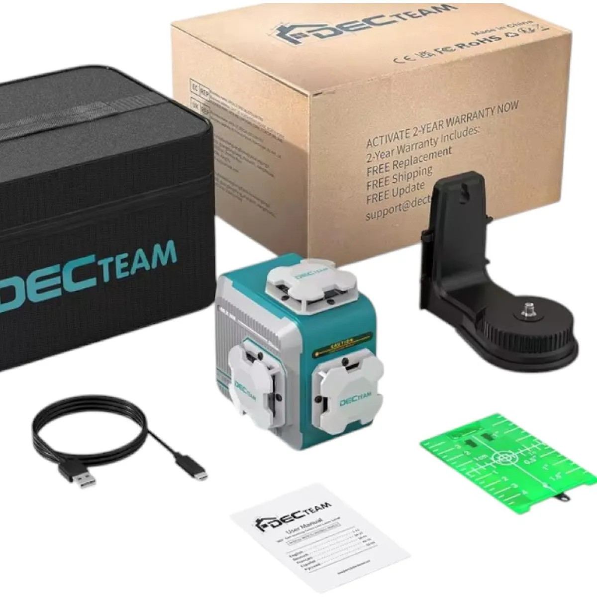 Лазерний рівень Huepar 4D Decteam M04CG - Image 2