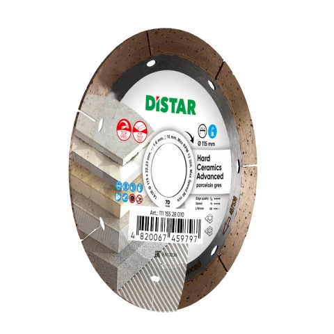 DISTAR Круг алмазний вiдрiзний Hard ceramics Advanced 115*1.2*22.23Н - Image 5