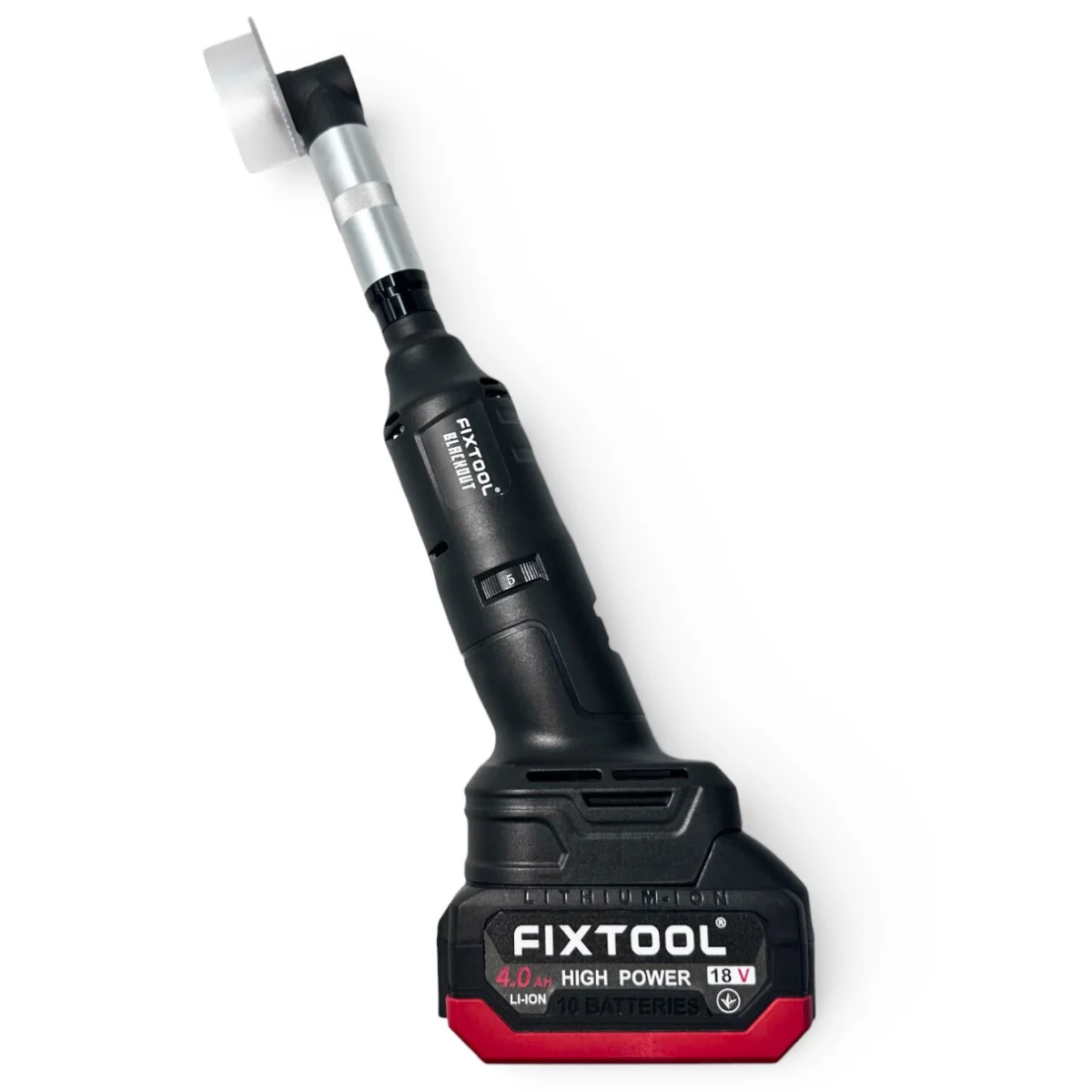 Кутова акумуляторна шліфувальна машина гравер FIXTOOL Pomogator BLACKOUT з 2 АКБ 4A 18V - Image 8