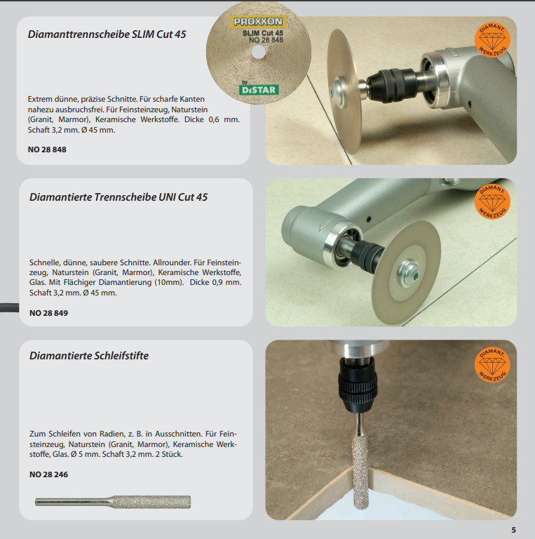 Бормашина кутова PROXXON LWB/BL (код 29207) - Image 3