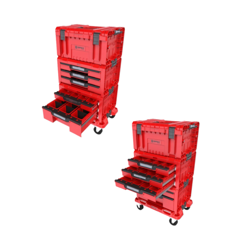 Набір ящиків для інструментів Qbrick System PRO Drawer Workshop Set 4 2.0 RED - Image 2